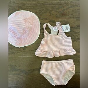 Ruffle Butts, swimsuit set, size 12-18 months
